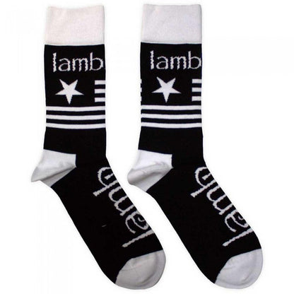 Front - Lamb Of God Unisex Adult Flag Socks