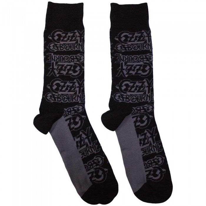 Front - Ozzy Osbourne Unisex Adult Repeat Logo Socks