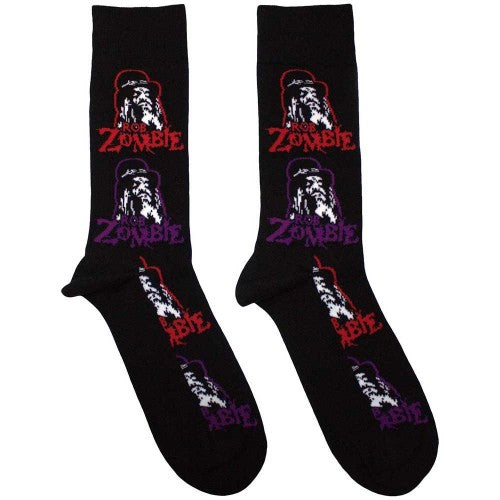 Front - Rob Zombie Unisex Adult Repeat Print Socks