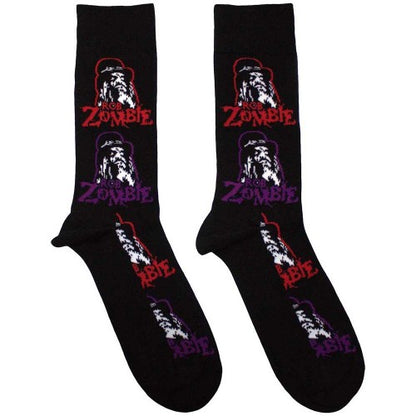 Front - Rob Zombie Unisex Adult Repeat Print Socks