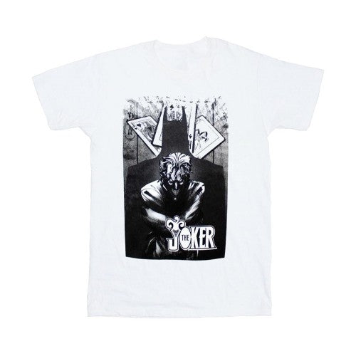 Front - Batman Unisex Adult Menace The Joker T-Shirt