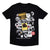 Front - Madness Unisex Adult Posters & Stickers T-Shirt