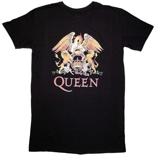 Front - Queen Womens/Ladies Classic Crest T-Shirt