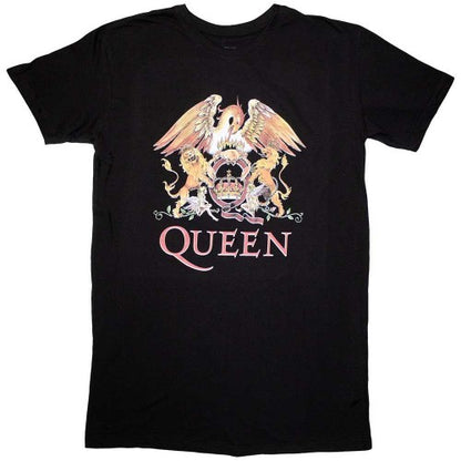 Front - Queen Womens/Ladies Classic Crest T-Shirt