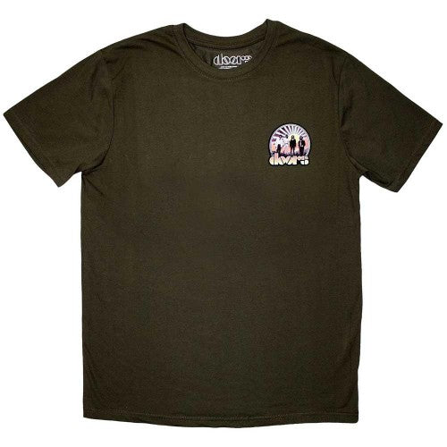 Front - The Doors Unisex Adult Mini Sunrise T-Shirt