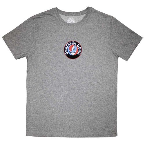 Front - Grateful Dead Unisex Adult Mini Steal Your Face Logo T-Shirt