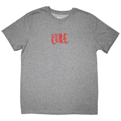 Front - The Cure Unisex Adult Mini Logo T-Shirt