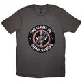 Front - Marvel Comics Unisex Adult Time To Make The Chimichangas Deadpool T-Shirt