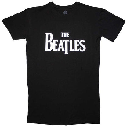 Front - The Beatles Womens/Ladies Drop T Logo T-Shirt