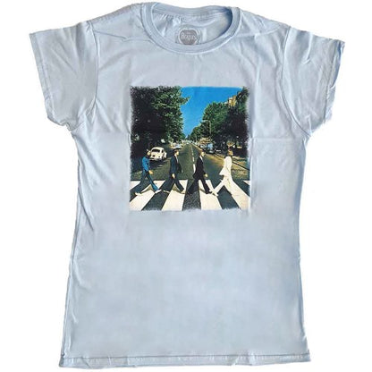 Front - The Beatles Womens/Ladies Abbey Road T-Shirt