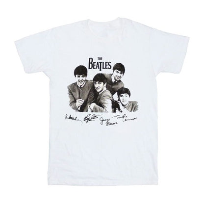 Front - The Beatles Unisex Adult Signature T-Shirt
