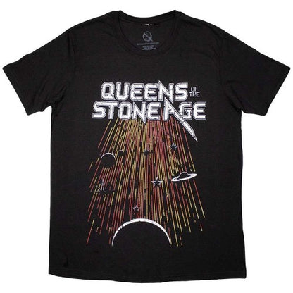 Front - Queens Of The Stone Age Unisex Adult Meteor Shower T-Shirt