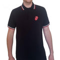 Front - The Rolling Stones Unisex Adult Classic Tongue Polo Shirt