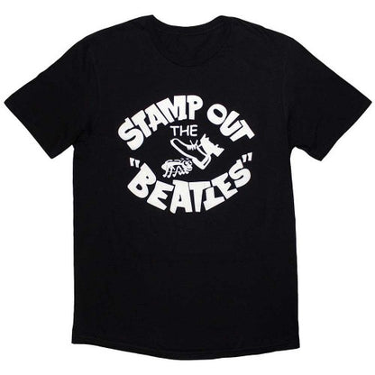 Front - The Beatles Unisex Adult Stamp Out The T-Shirt