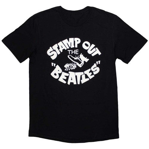Front - The Beatles Unisex Adult Stamp Out The T-Shirt