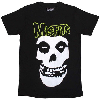Front - Misfits Unisex Adult Skull & Logo T-Shirt