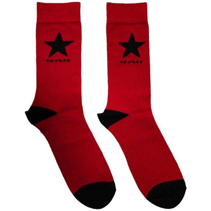 Front - David Bowe Unisex Adult Blackstar Socks