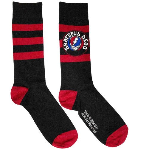 Front - Grateful Dead Unisex Adult Steal Your Face Logo Socks