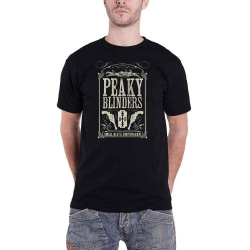 Front - Peaky Blinders Unisex Adult Soundtrack T-Shirt
