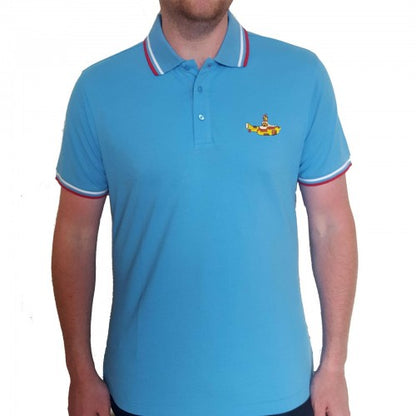 Front - The Beatles Unisex Adult Yellow Submarine Polo Shirt