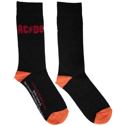 Front - AC/DC Unisex Adult Logo Socks