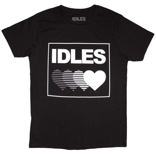 Front - Idles Unisex Adult Gradient Heart T-Shirt