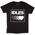 Front - Idles Unisex Adult Gradient Heart T-Shirt