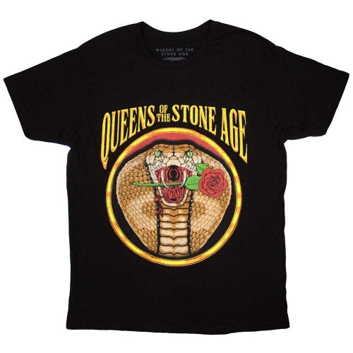 Front - Queens Of The Stone Age Unisex Adult Cobra T-Shirt