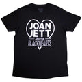 Front - Joan Jett & The Black Hearts Unisex Adult Logo T-Shirt