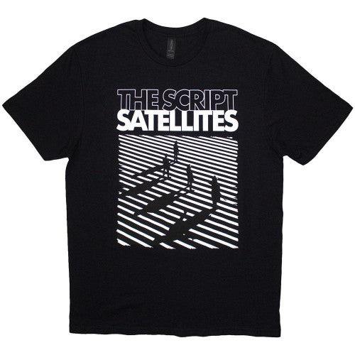 Front - The Script Unisex Adult Satellites T-Shirt