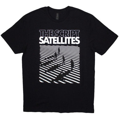 Front - The Script Unisex Adult Satellites T-Shirt