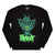 Front - Slipknot Unisex Adult Green Demon Back Print Oversized Sweatshirt