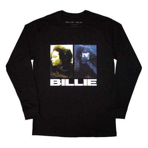 Front - Billie Eilish Unisex Adult Underwater Long-Sleeved T-Shirt