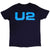 Front - U2 Unisex Adult Logo E+I 2018 Tour Dates Back Print T-Shirt