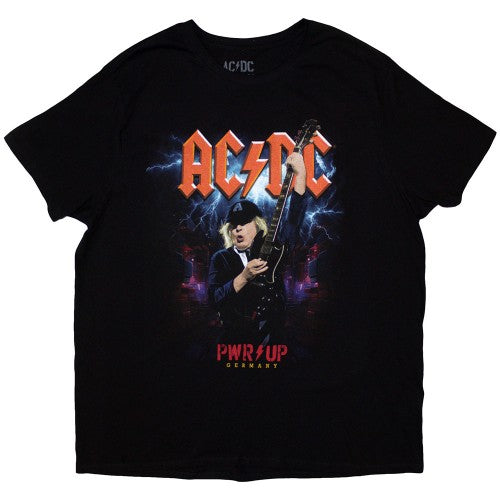 Front - AC/DC Unisex Adult PWR-UP Germany EU Tour ´24 Back Print T-Shirt