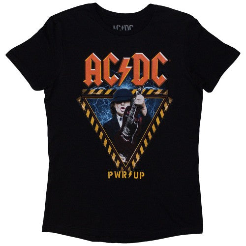 Front - AC/DC Unisex Adult Angus Triangle PWR-UP EU Tour ´25 Back Print T-Shirt