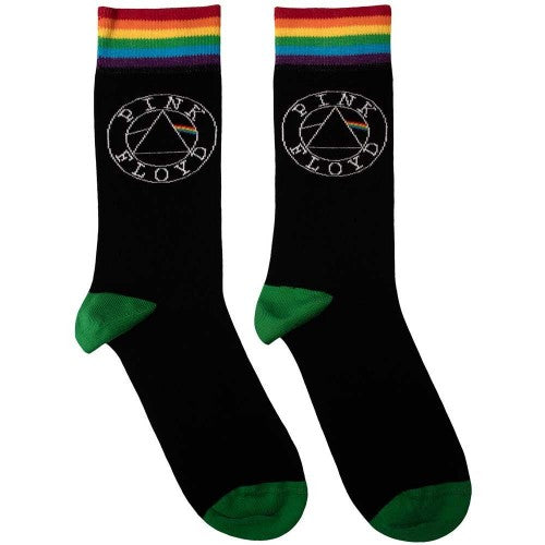 Front - Pink Floyd Unisex Adult Circle Logo Socks