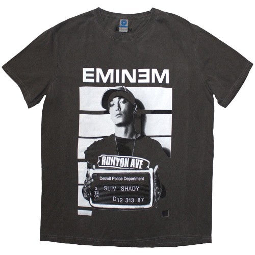 Front - Eminem Unisex Adult Arrest Washed T-Shirt