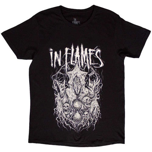 Front - In Flames Unisex Adult Buried In Time Back Print T-Shirt