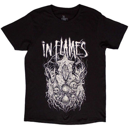 Front - In Flames Unisex Adult Buried In Time Back Print T-Shirt