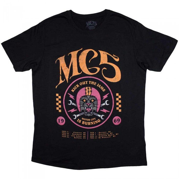 Front - MC5 Unisex Adult 1969 T-Shirt