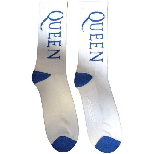 Front - Queen Unisex Adult Logo Terrycloth Socks