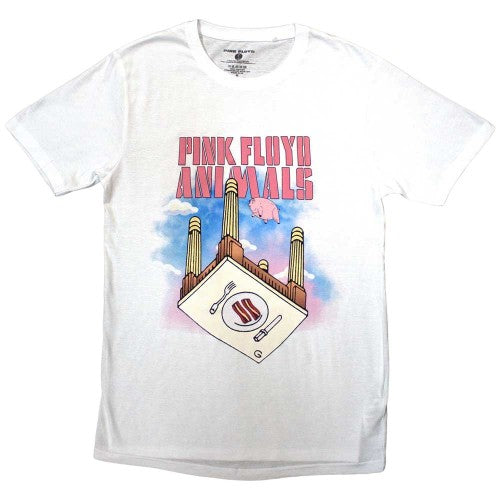 Front - Pink Floyd Unisex Adult Animals Bacon Table T-Shirt