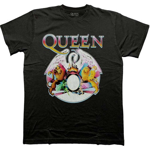 Front - Queen Unisex Adult Crest T-Shirt