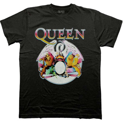 Front - Queen Unisex Adult Crest T-Shirt
