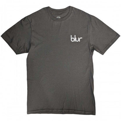 Front - Blur Unisex Adult Pocket Blur Parklife Back Print T-Shirt
