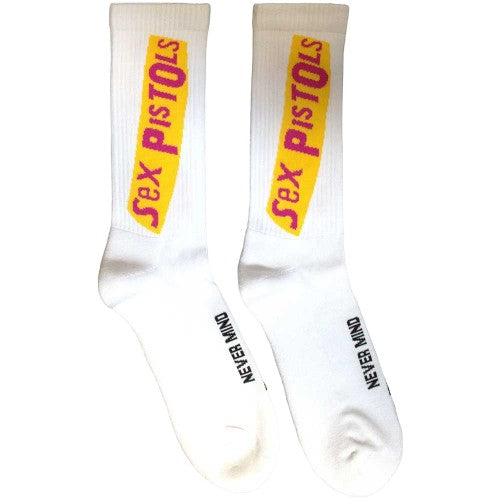 Front - Sex Pistols Unisex Adult Never Mind The Bollocks Terrycloth Socks