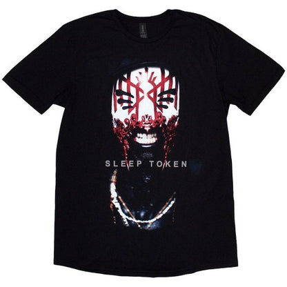 Front - Sleep Token Unisex Adult Aford Mask T-Shirt