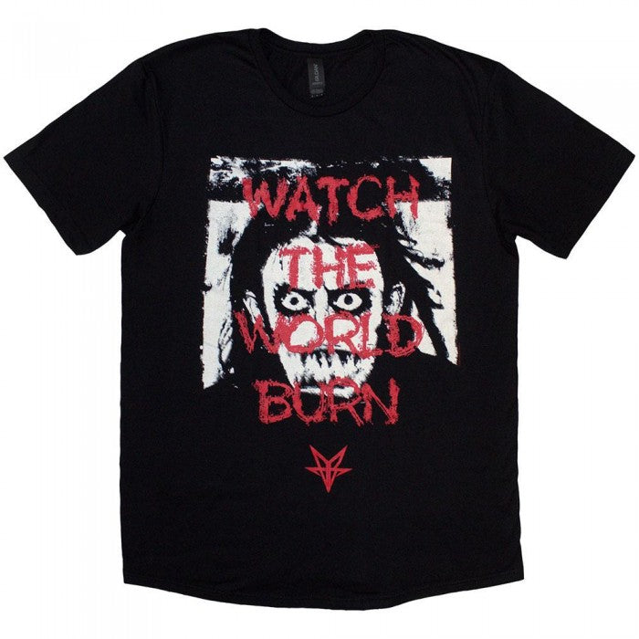 Front - Falling In Reverse Unisex Adult World Burn T-Shirt