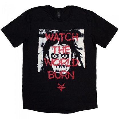 Front - Falling In Reverse Unisex Adult World Burn T-Shirt